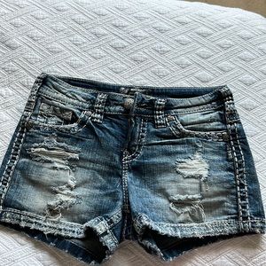 SILVER JEANS DENIM AIKO SHORT